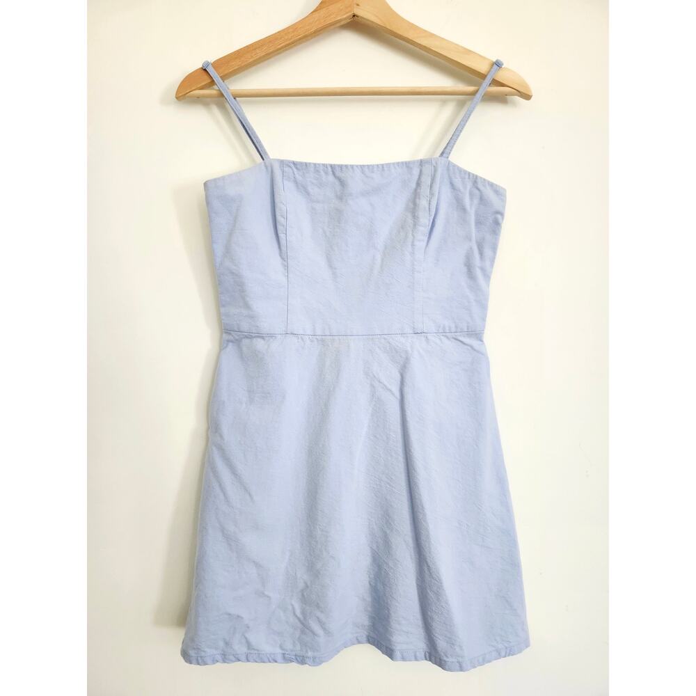 Powder Blue Strappy Mini Dress Sz XS